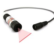 How to get efficient use of a glass coated lens 650nm red line laser m