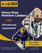 Heavy Duty Platform Ladders and Warehouse Equipment